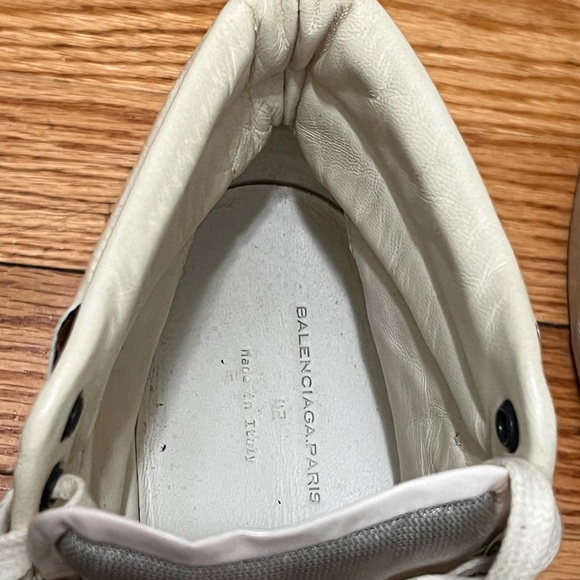 Balenciaga Leather Colorblock Pattern Sneakers - Picture 7 of 8